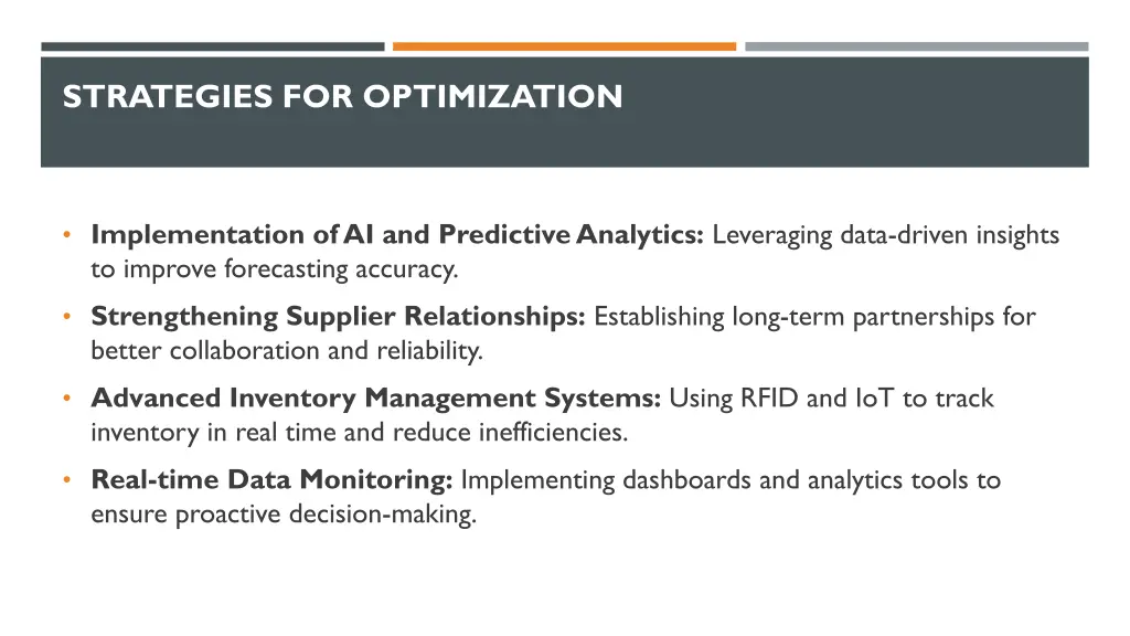 strategies for optimization