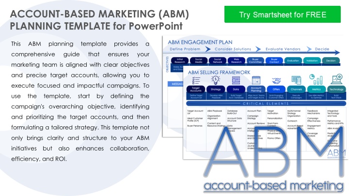 account based marketing abm planning template