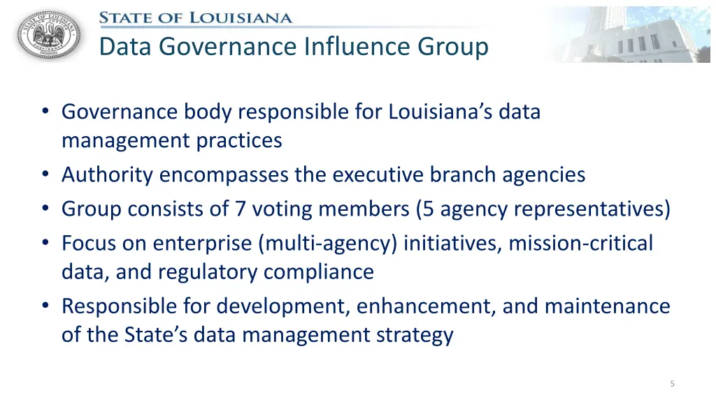 data governance influence group 1