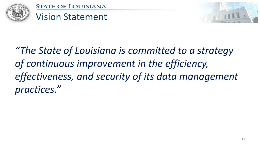 vision statement