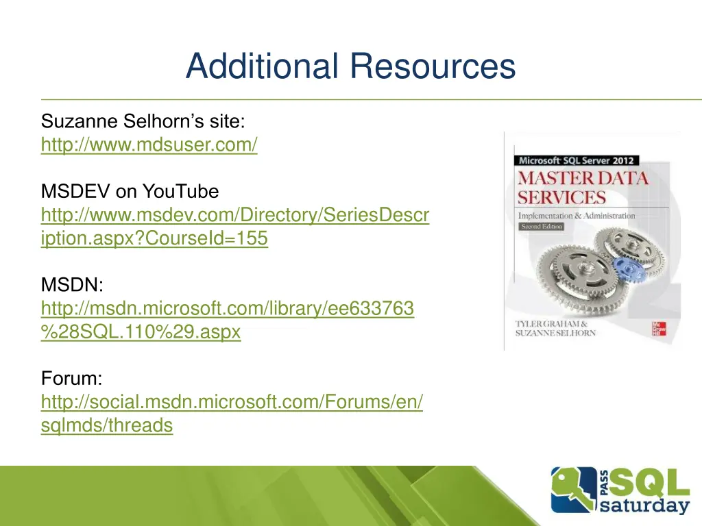 additional resources