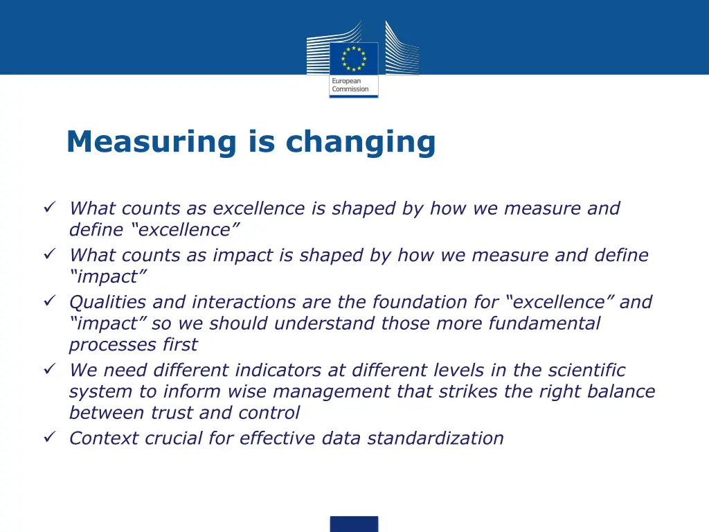 measuring is changing