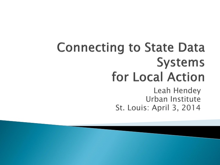 leah hendey urban institute
