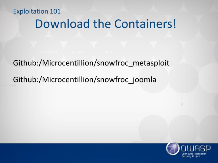 exploitation 101 download the containers