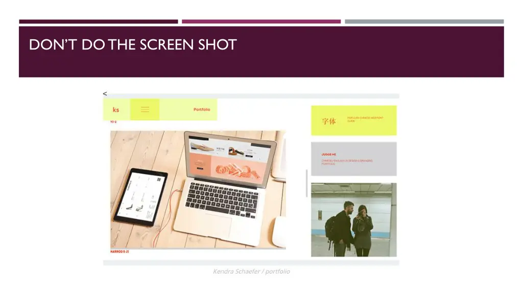 don t do the screen shot