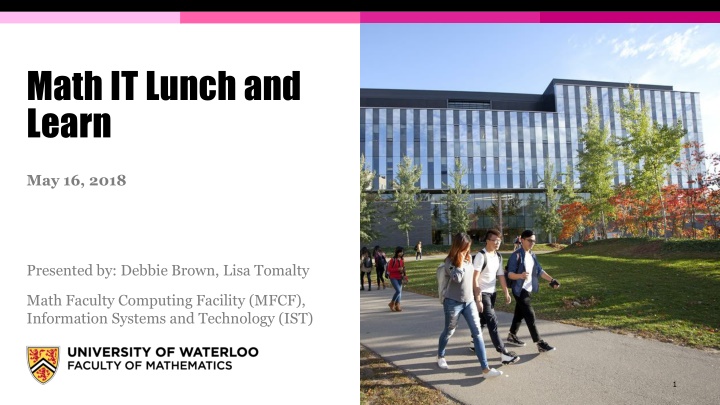 math it lunch and learn