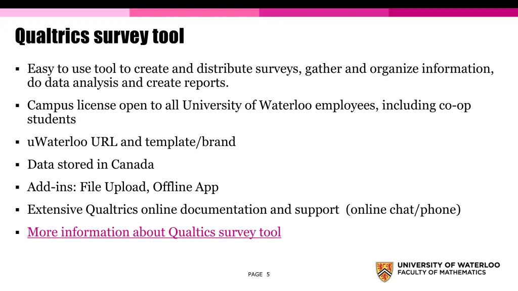 qualtrics survey tool