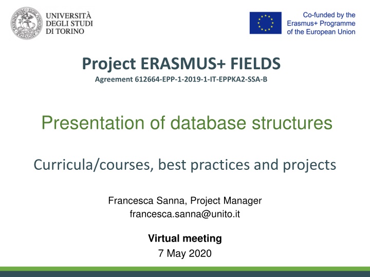 project erasmus fields agreement 612664