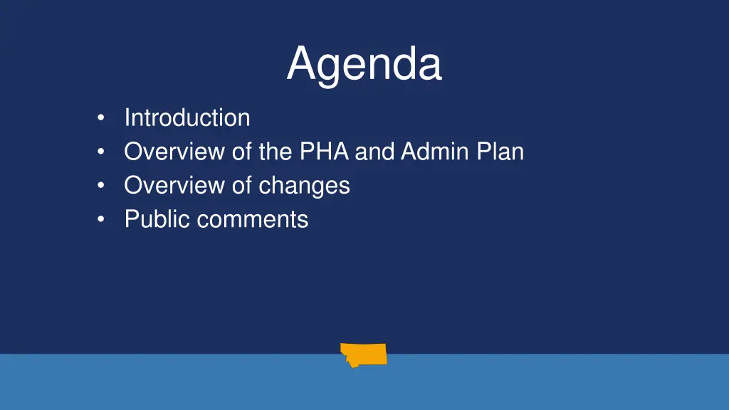 agenda