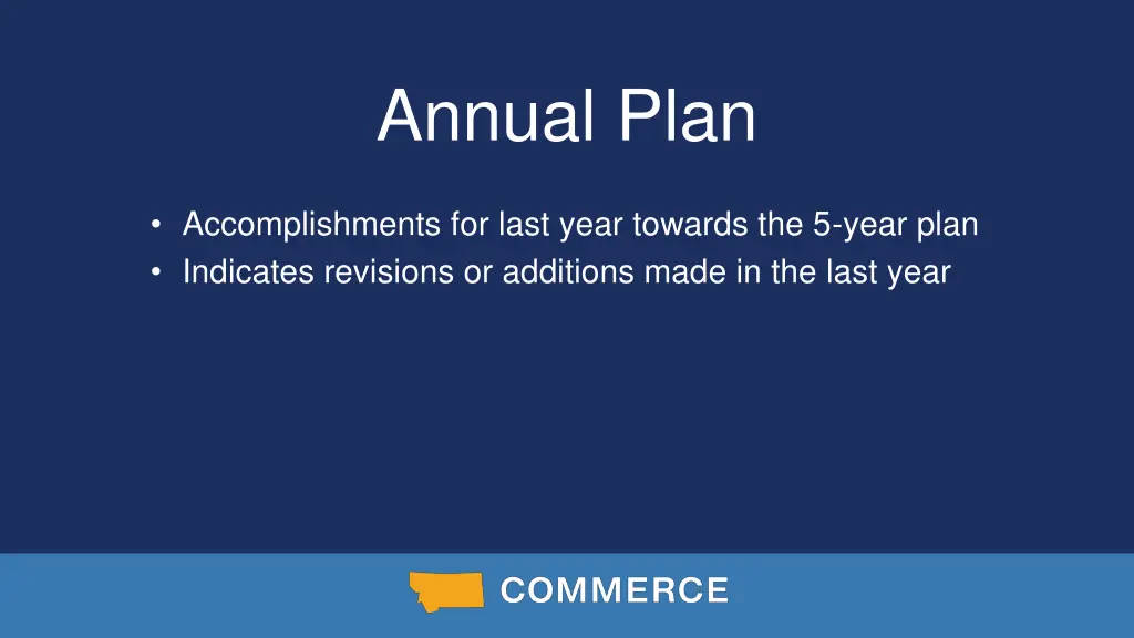 annual plan