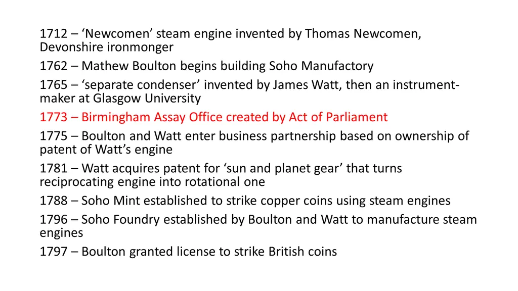 1712 newcomen steam engine invented by thomas