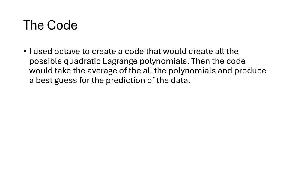 the code