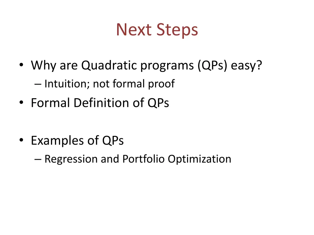 next steps 1