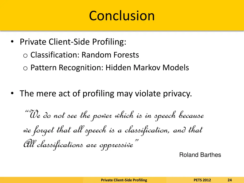 conclusion