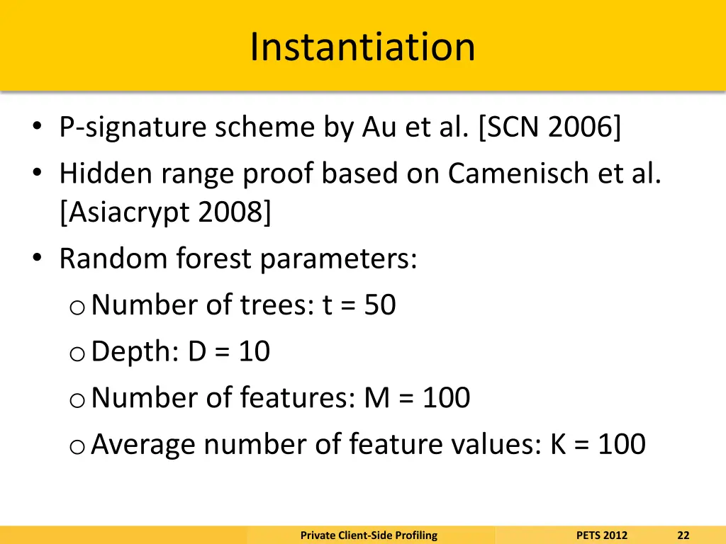 instantiation