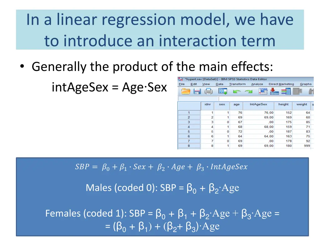 in a linear regression model we have to introduce