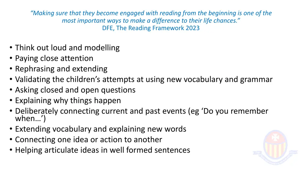 making sure that they become engaged with reading 1