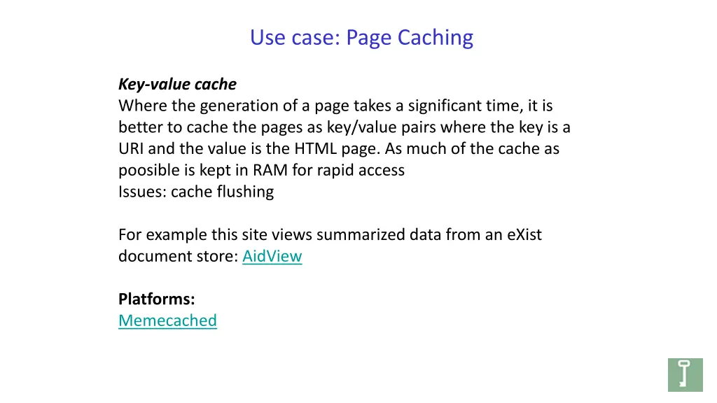 use case page caching