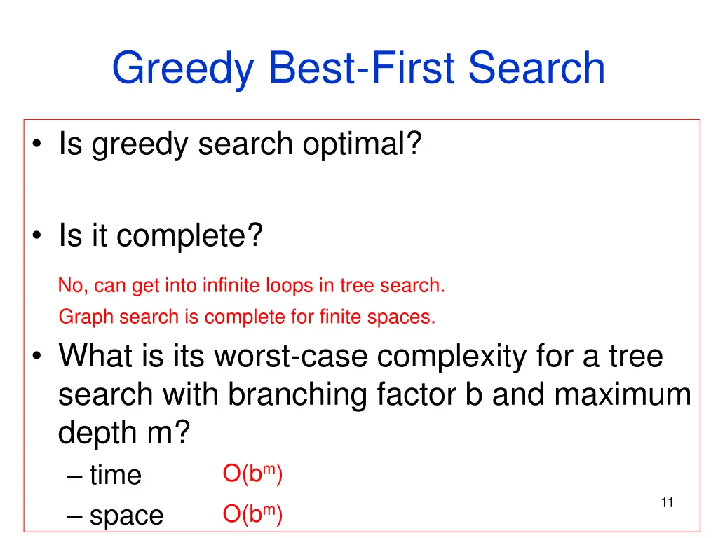 greedy best first search 1