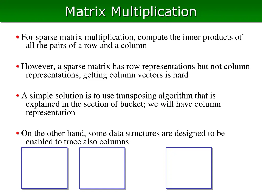 matrix multiplication