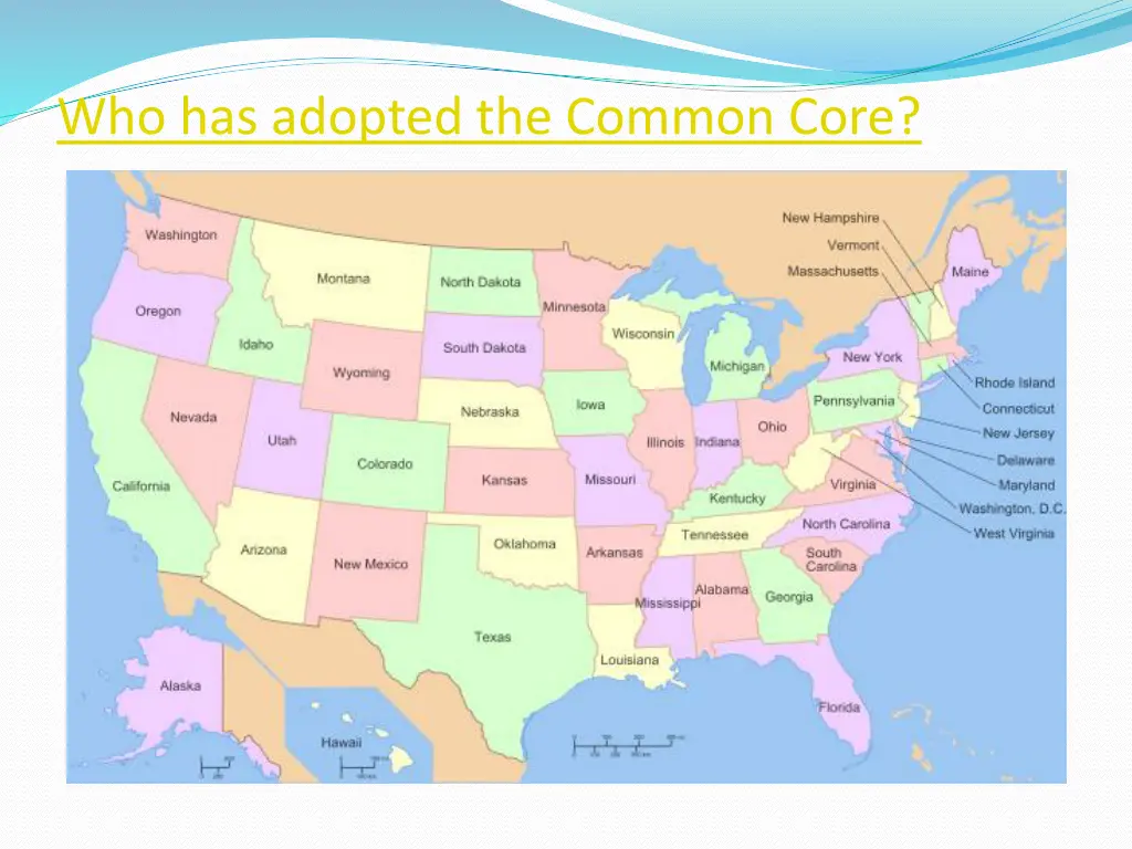 who has adopted the common core