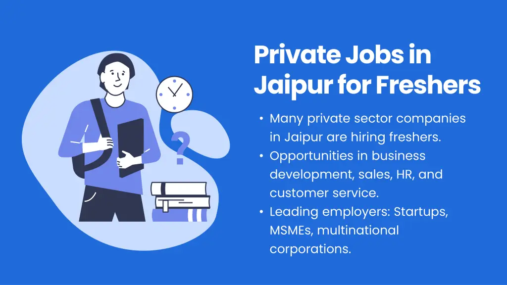 private jobs in jaipur for freshers