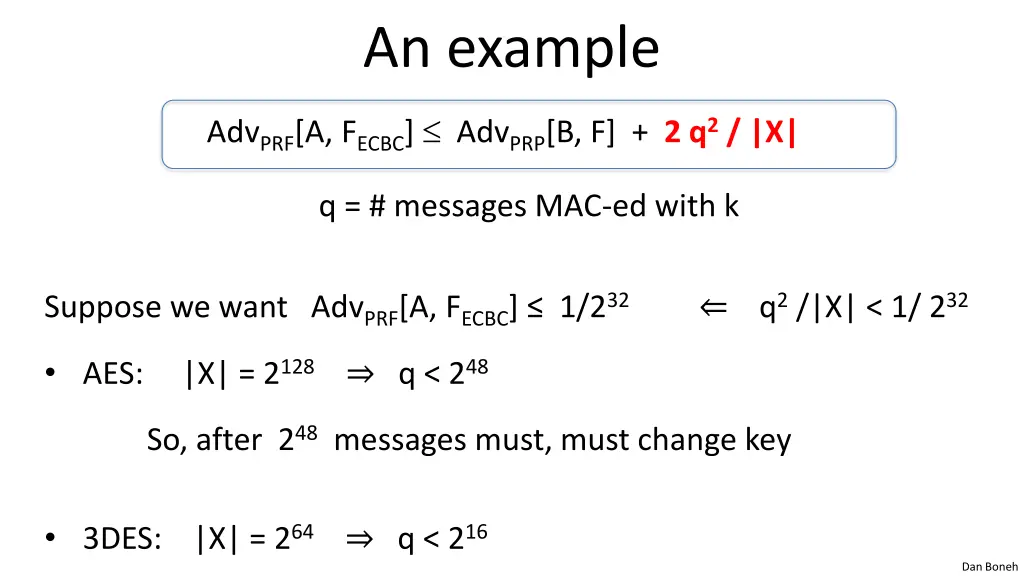 an example