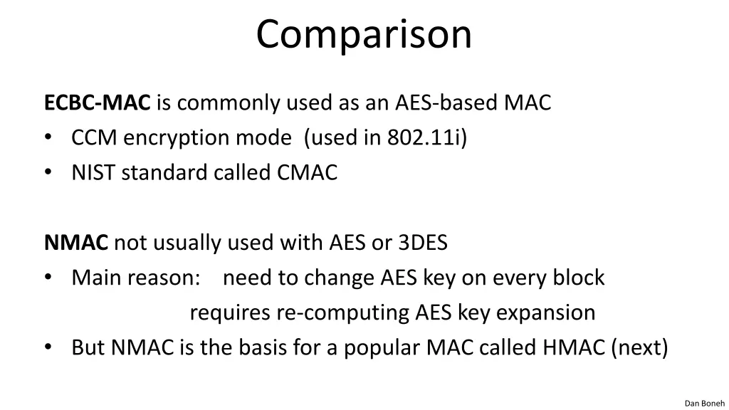 comparison