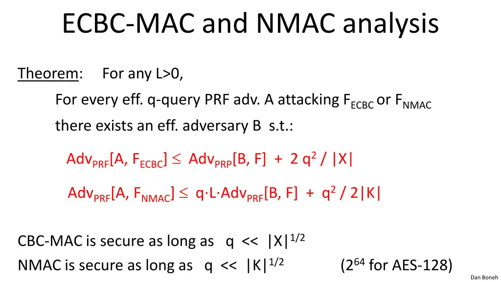 ecbc mac and nmac analysis