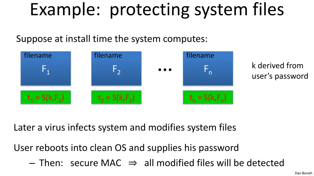 example protecting system files