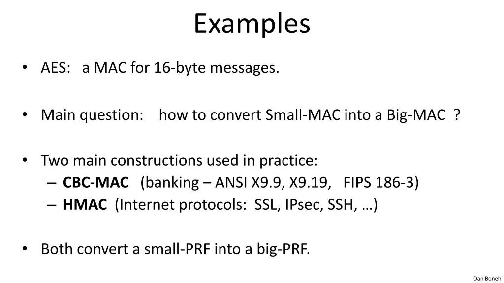 examples