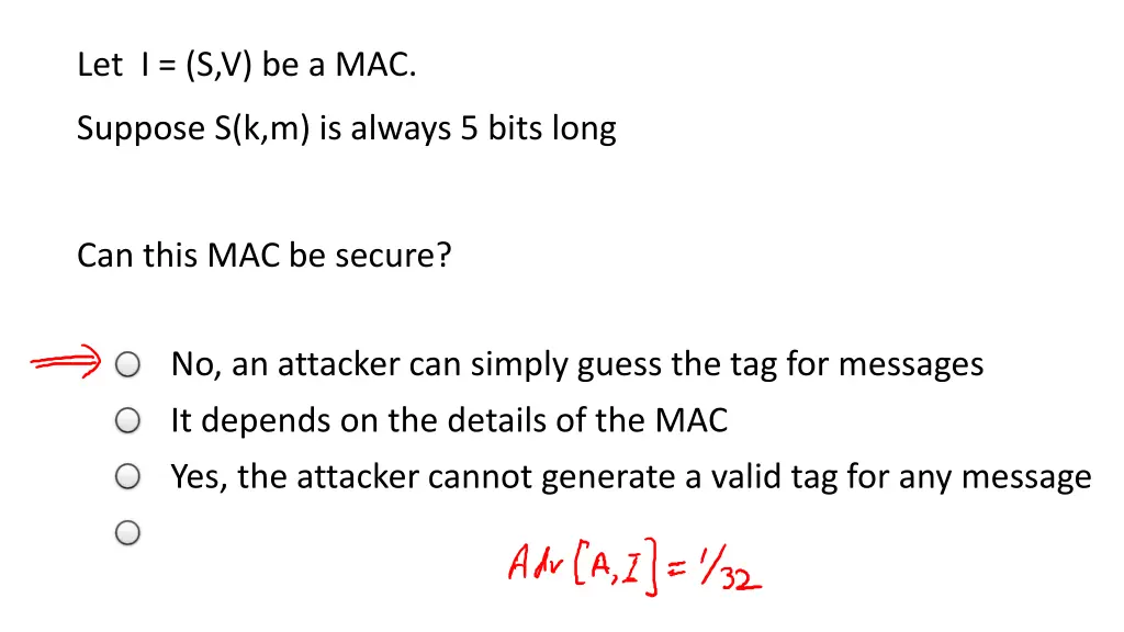 let i s v be a mac 1