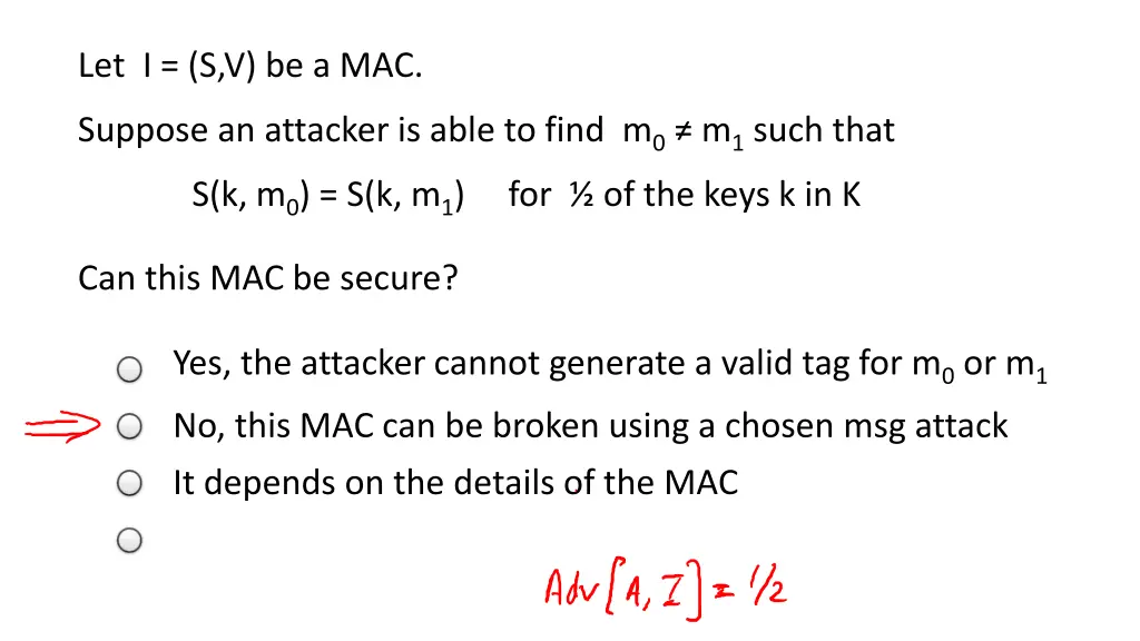 let i s v be a mac