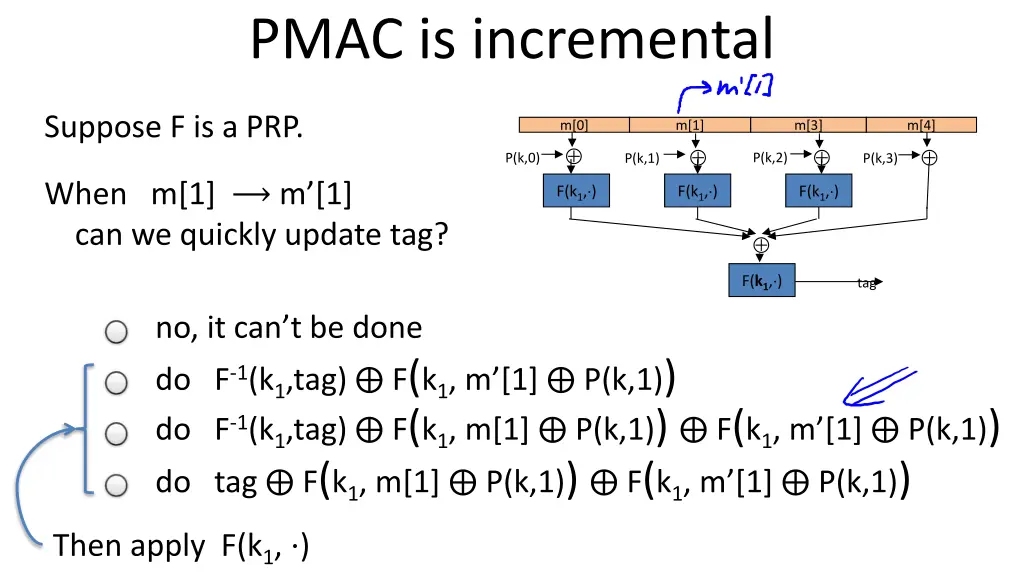 pmac is incremental