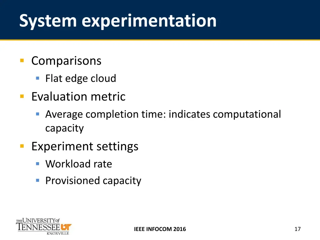 system experimentation
