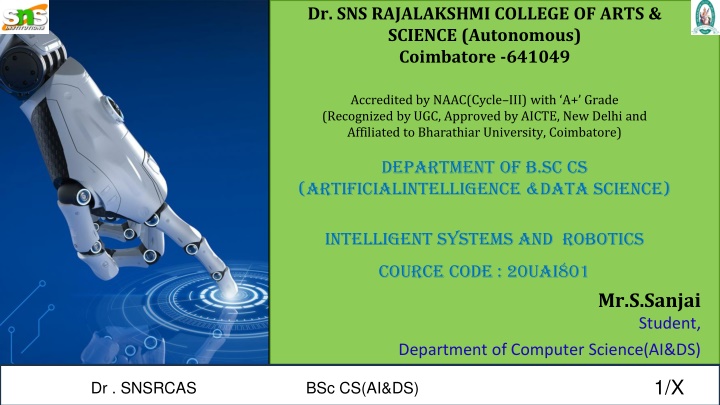 dr sns rajalakshmi college of arts science