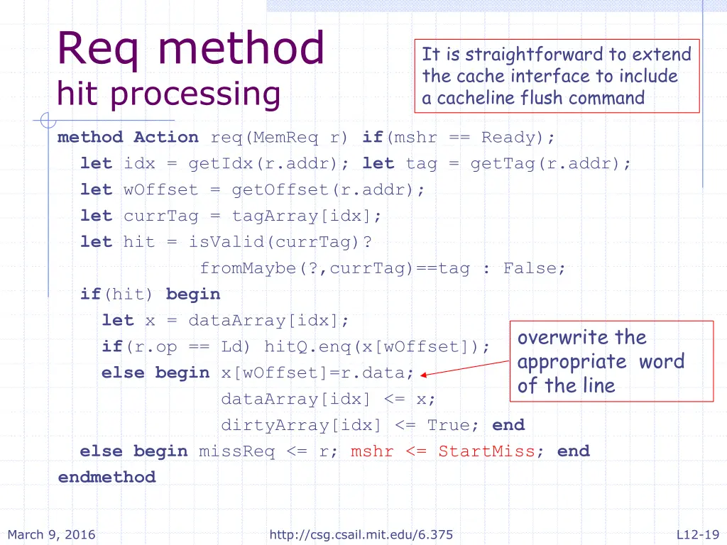 req method hit processing