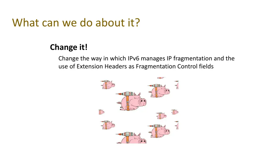 what can we do about it 1