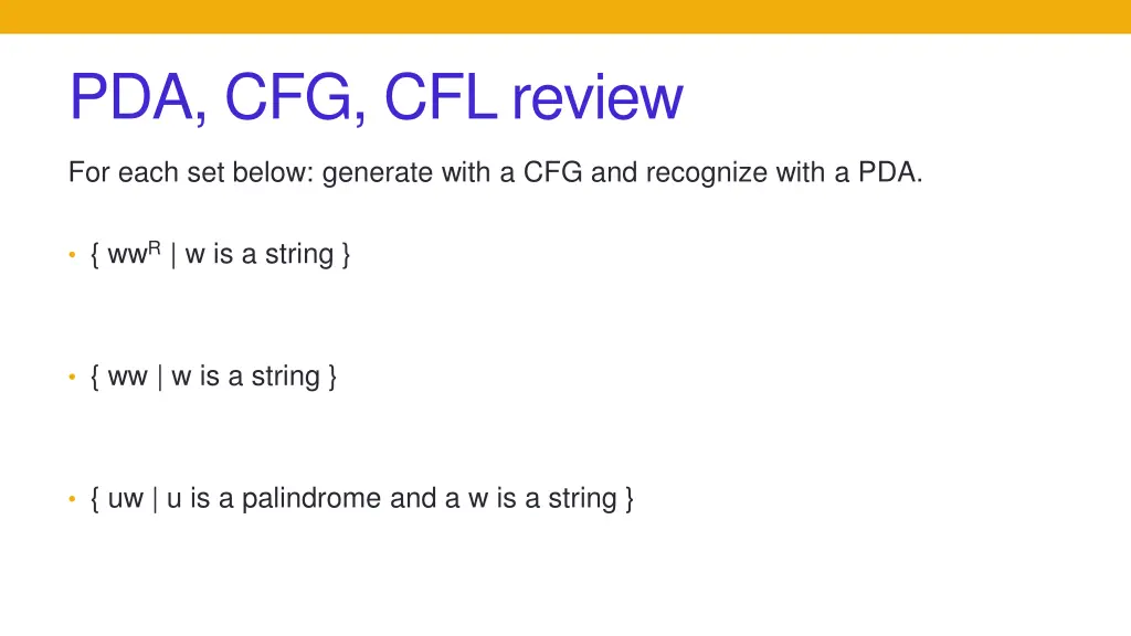 pda cfg cfl review
