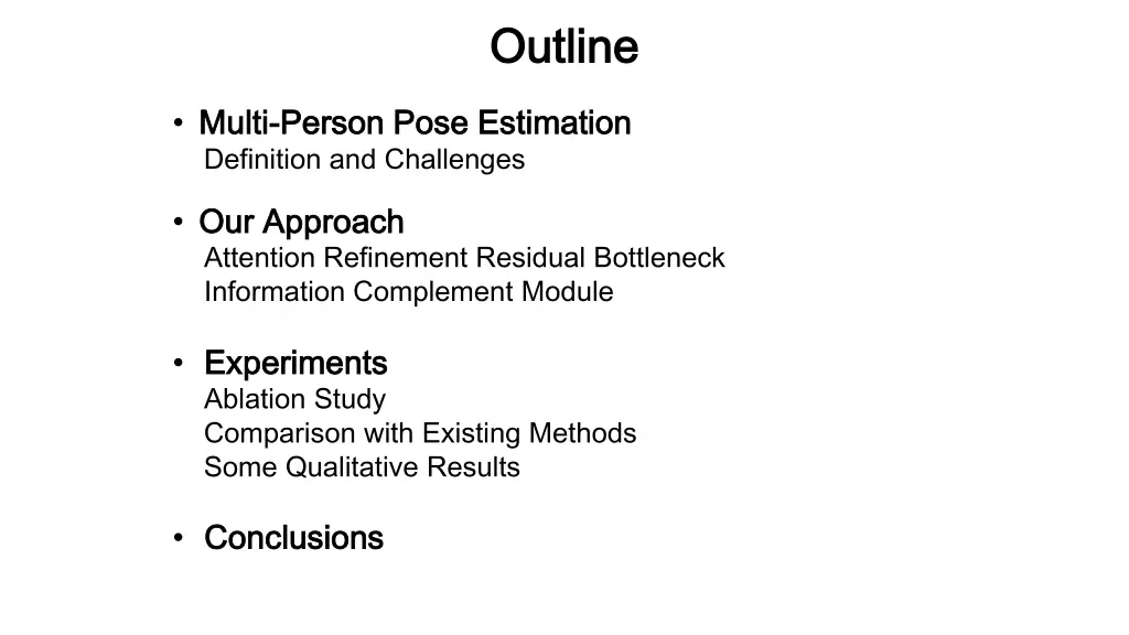 o outline utline