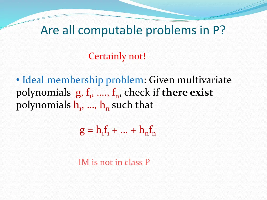 are all computable problems in p 2