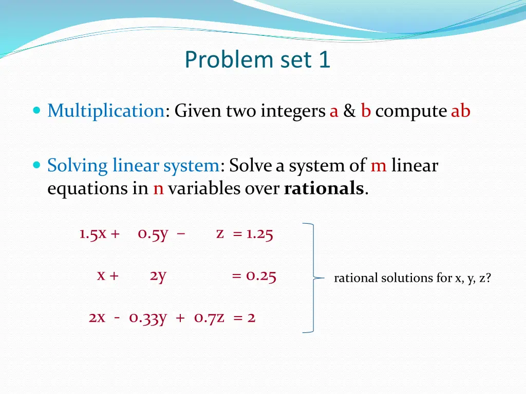 problem set 1 2