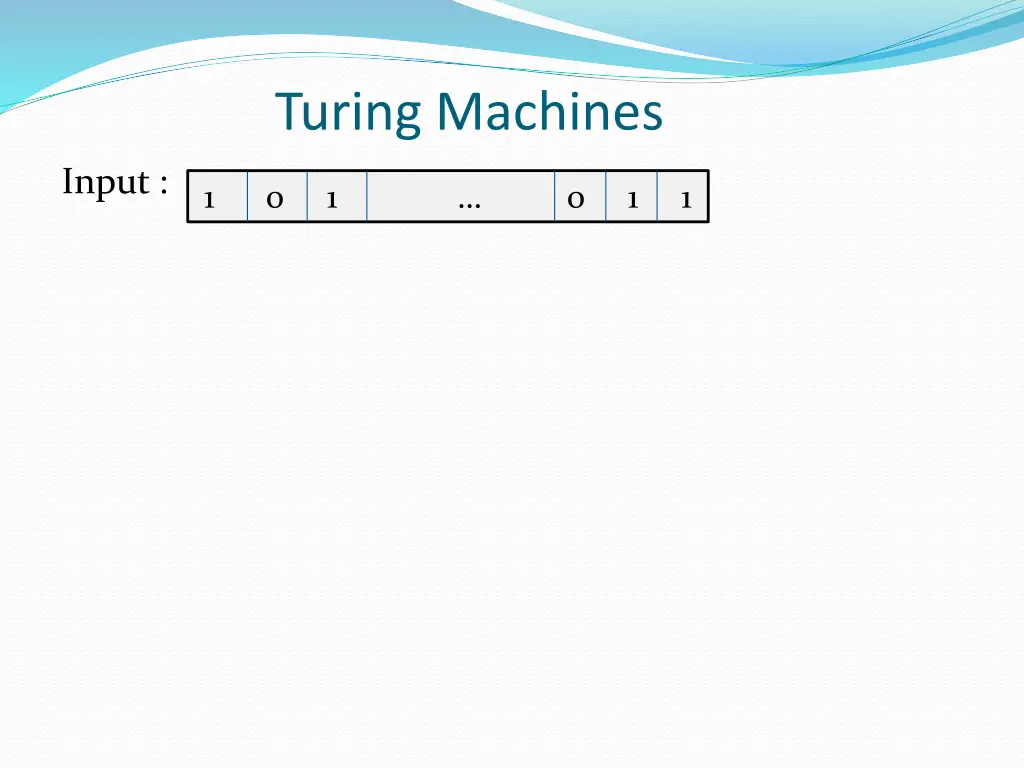 turing machines