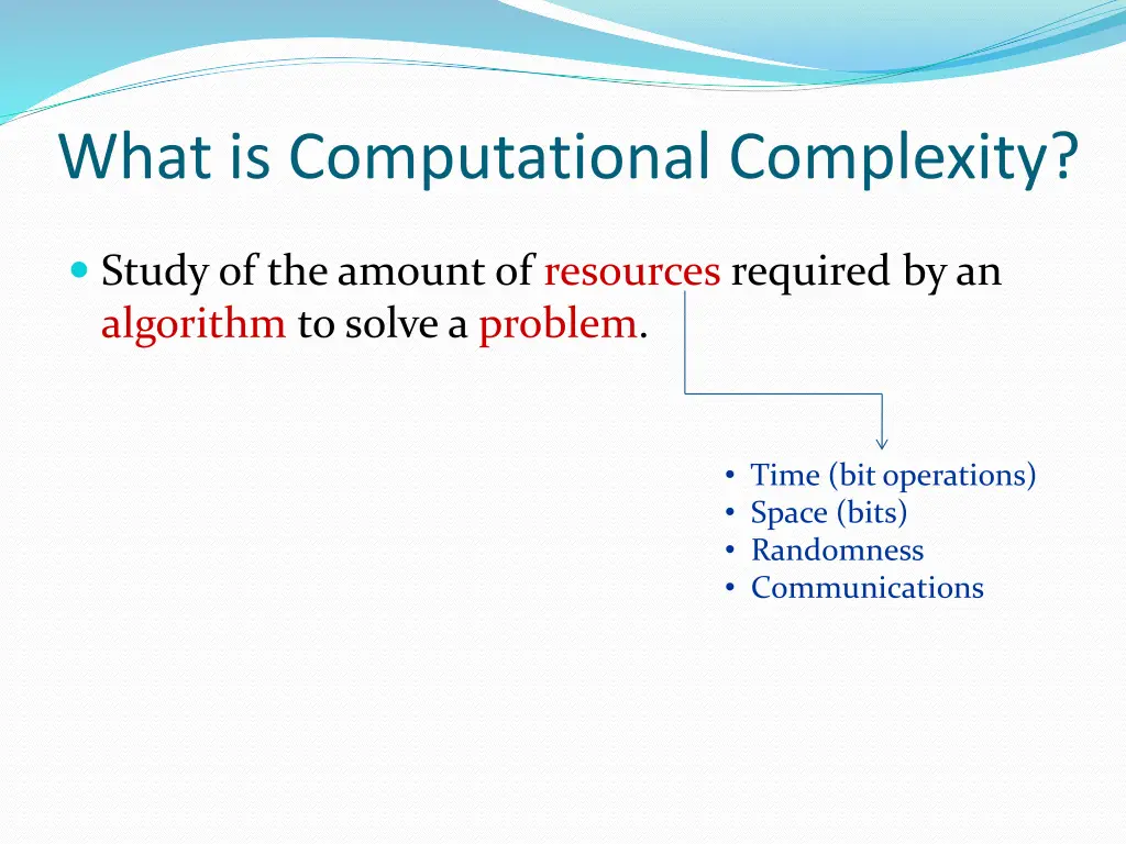 what is computational complexity 1