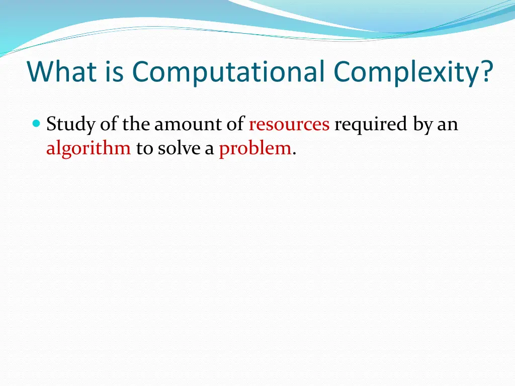 what is computational complexity