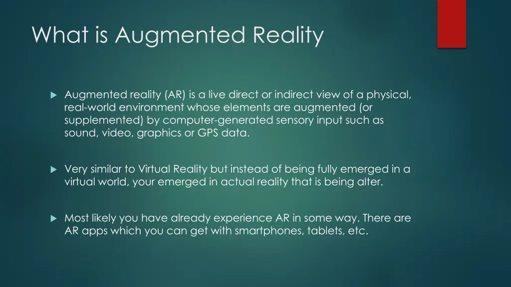 what is augmented reality