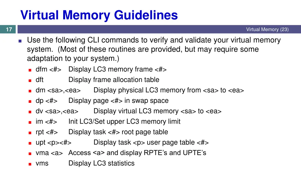 virtual memory guidelines 1