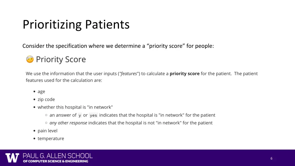 prioritizing patients