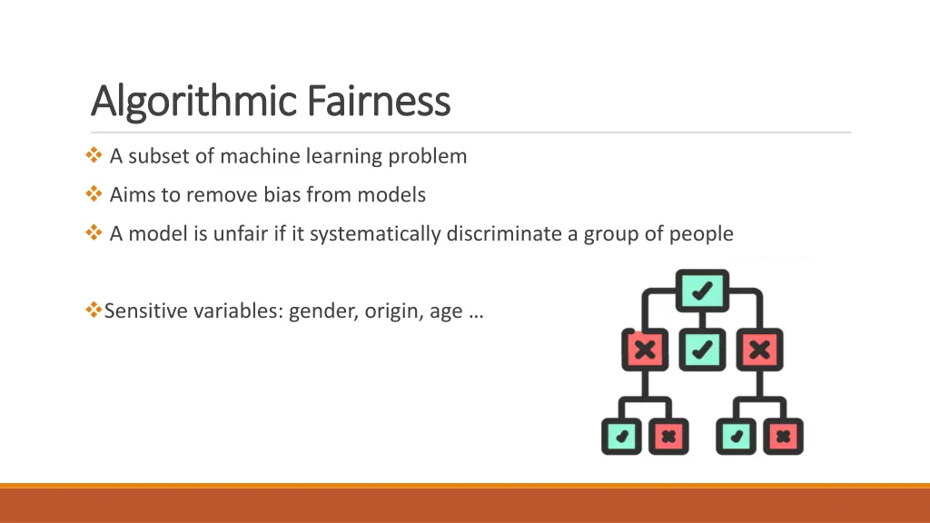 algorithmic fairness algorithmic fairness