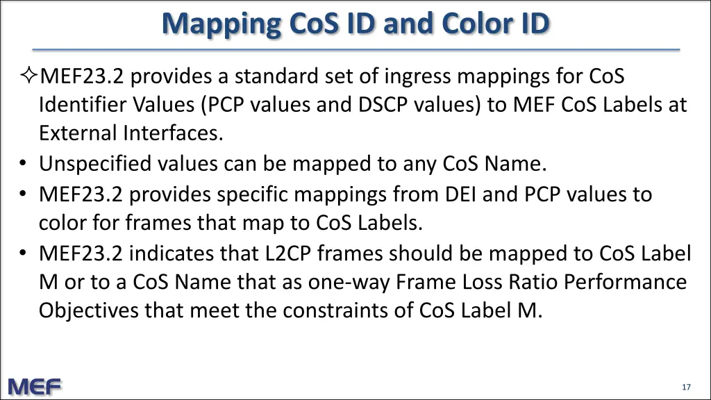 mapping cos id and color id